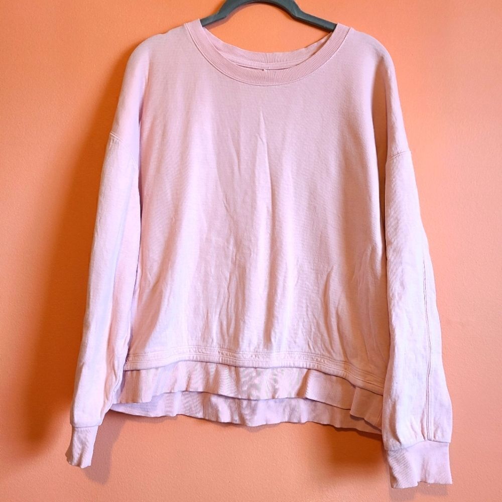 Athleta Orchid Pink Sundown Sweatshirt II S - Picture 3 of 11